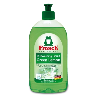 Trauku mazgāšanas līdzeklis ar citronu ekstraktu, Frosch, 500 ml
