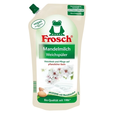 Veļas mīkstinātājs ar mandeļu piena ekstraktu, Frosch, 1 L