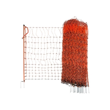 Elektriskā gana siets oranžs mājputniem Kerbl, 50m x 106cm